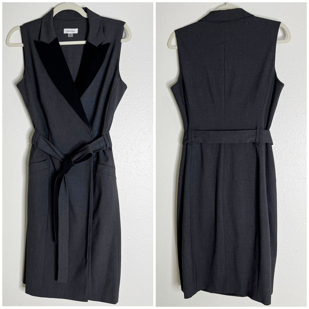 Calvin Klein Black Sleeveless Dress